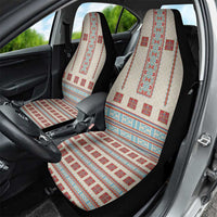 Lithuanian National Costume Car Seat Cover Traditional Folk Pattern - Wonder Print Shop