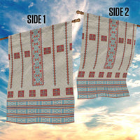 Lithuanian National Costume Garden Flag Traditional Folk Pattern - Wonder Print Shop
