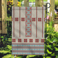 Lithuanian National Costume Garden Flag Traditional Folk Pattern - Wonder Print Shop