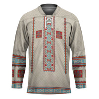 Lithuanian National Costume Hockey Jersey Traditional Folk Pattern - Wonder Print Shop