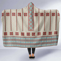 Lithuanian National Costume Hooded Blanket Traditional Folk Pattern - Wonder Print Shop