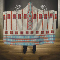 Lithuanian National Costume Hooded Blanket Traditional Folk Pattern - Wonder Print Shop