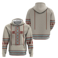 Lithuanian National Costume Hoodie Traditional Folk Pattern - Wonder Print Shop