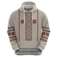 Lithuanian National Costume Hoodie Traditional Folk Pattern - Wonder Print Shop