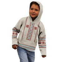 Lithuanian National Costume Kid Hoodie Traditional Folk Pattern - Wonder Print Shop