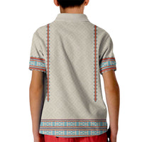 Lithuanian National Costume Kid Polo Shirt Traditional Folk Pattern - Wonder Print Shop