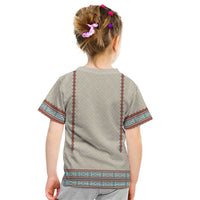 Lithuanian National Costume Kid T Shirt Traditional Folk Pattern - Wonder Print Shop