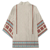 Lithuanian National Costume Kimono Traditional Folk Pattern - Wonder Print Shop