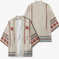 Lithuanian National Costume Kimono Traditional Folk Pattern - Wonder Print Shop