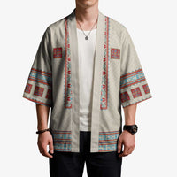 Lithuanian National Costume Kimono Traditional Folk Pattern - Wonder Print Shop