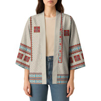 Lithuanian National Costume Kimono Traditional Folk Pattern - Wonder Print Shop