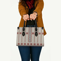 Lithuanian National Costume Leather Bag Traditional Folk Pattern - Wonder Print Shop