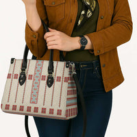 Lithuanian National Costume Leather Bag Traditional Folk Pattern - Wonder Print Shop