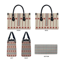 Lithuanian National Costume Leather Bag Traditional Folk Pattern - Wonder Print Shop