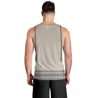Lithuanian National Costume Men Tank Top Traditional Folk Pattern - Wonder Print Shop