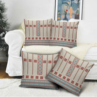 Lithuanian National Costume Pillow Cover Traditional Folk Pattern - Wonder Print Shop