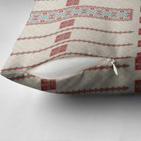 Lithuanian National Costume Pillow Cover Traditional Folk Pattern - Wonder Print Shop