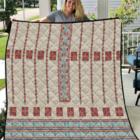 Lithuanian National Costume Quilt Traditional Folk Pattern - Wonder Print Shop