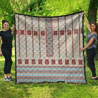 Lithuanian National Costume Quilt Traditional Folk Pattern - Wonder Print Shop