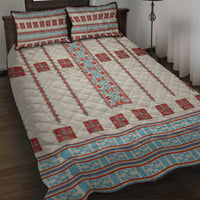 Lithuanian National Costume Quilt Bed Set Traditional Folk Pattern - Wonder Print Shop