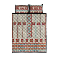 Lithuanian National Costume Quilt Bed Set Traditional Folk Pattern - Wonder Print Shop