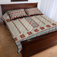 Lithuanian National Costume Quilt Bed Set Traditional Folk Pattern - Wonder Print Shop