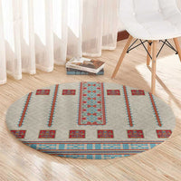 Lithuanian National Costume Round Carpet Traditional Folk Pattern - Wonder Print Shop