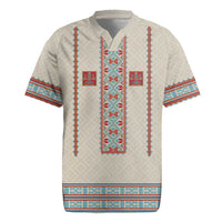 Lithuanian National Costume Rugby Jersey Traditional Folk Pattern - Wonder Print Shop