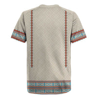 Lithuanian National Costume Rugby Jersey Traditional Folk Pattern - Wonder Print Shop