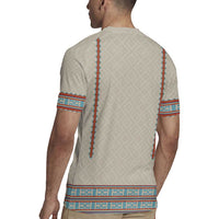 Lithuanian National Costume Rugby Jersey Traditional Folk Pattern - Wonder Print Shop