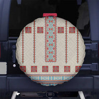 Lithuanian National Costume Spare Tire Cover Traditional Folk Pattern - Wonder Print Shop