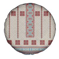 Lithuanian National Costume Spare Tire Cover Traditional Folk Pattern - Wonder Print Shop