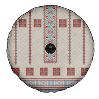 Lithuanian National Costume Spare Tire Cover Traditional Folk Pattern - Wonder Print Shop