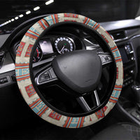 Lithuanian National Costume Steering Wheel Cover Traditional Folk Pattern - Wonder Print Shop