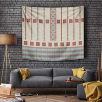 Lithuanian National Costume Tapestry Traditional Folk Pattern - Wonder Print Shop