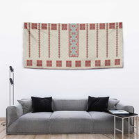 Lithuanian National Costume Tapestry Traditional Folk Pattern - Wonder Print Shop