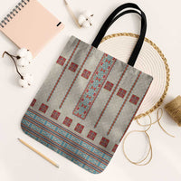 Lithuanian National Costume Tote Bag Traditional Folk Pattern - Wonder Print Shop