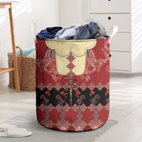 Portugal National Costume Laundry Basket Barcelos Rooster Patterns - Wonder Print Shop