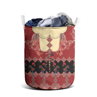 Portugal National Costume Laundry Basket Barcelos Rooster Patterns - Wonder Print Shop