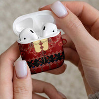 Portugal National Costume AirPods Case Barcelos Rooster Patterns - Wonder Print Shop