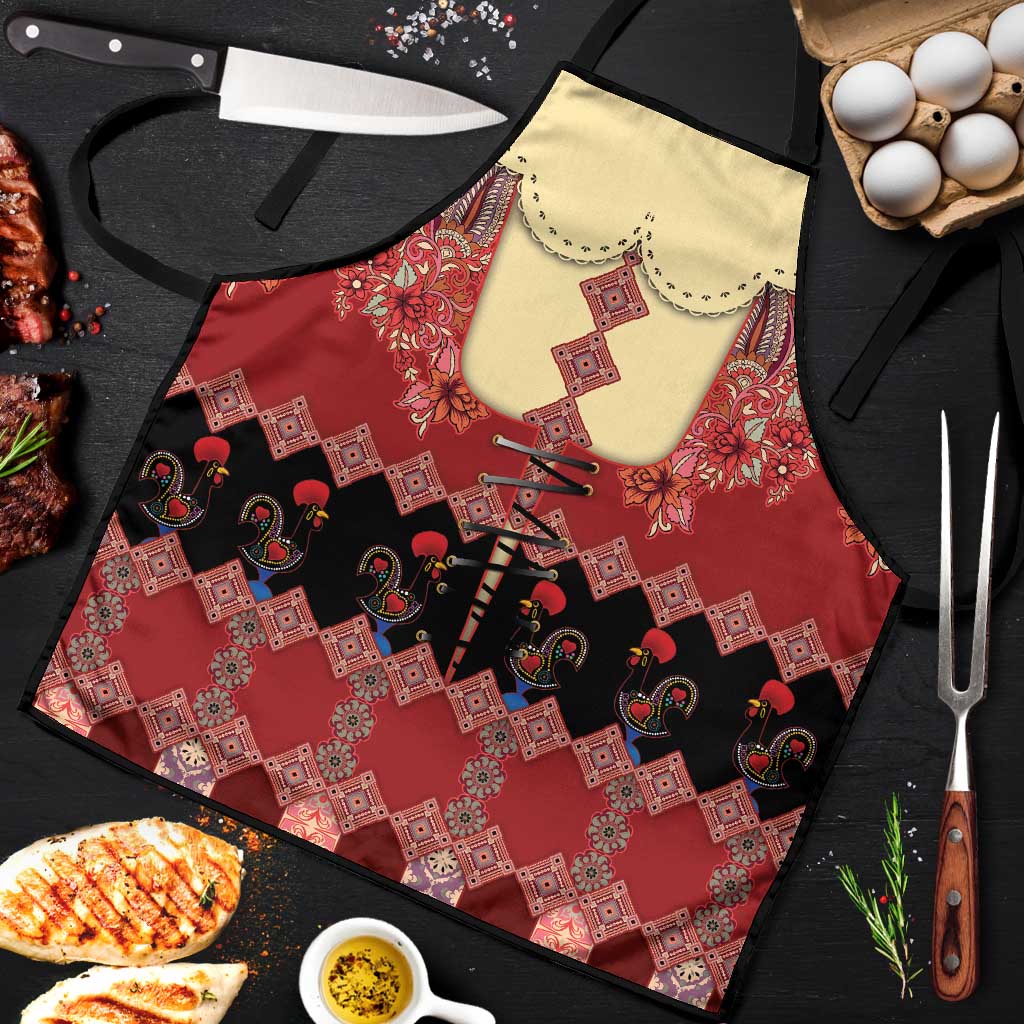 Portugal National Costume Apron Barcelos Rooster Patterns - Wonder Print Shop