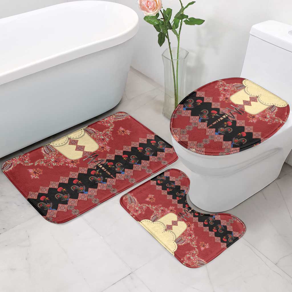 Portugal National Costume Bathroom Set Barcelos Rooster Patterns - Wonder Print Shop