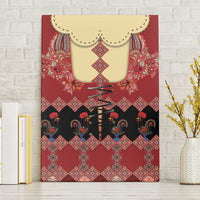 Portugal National Costume Canvas Wall Art Barcelos Rooster Patterns - Wonder Print Shop