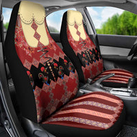 Portugal National Costume Car Seat Cover Barcelos Rooster Patterns - Wonder Print Shop