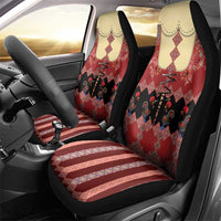 Portugal National Costume Car Seat Cover Barcelos Rooster Patterns - Wonder Print Shop