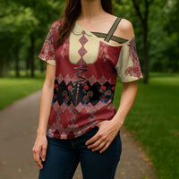 Portugal National Costume Cross Shoulder Shirt Barcelos Rooster Patterns - Wonder Print Shop
