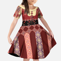 Portugal National Costume Family Matching Puletasi and Hawaiian Shirt Barcelos Rooster Patterns - Wonder Print Shop