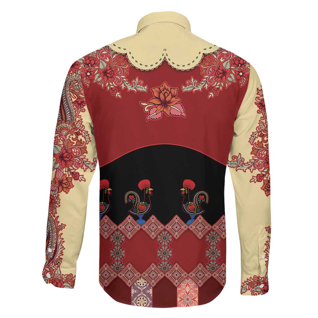 Portugal National Costume Family Matching Puletasi and Hawaiian Shirt Barcelos Rooster Patterns - Wonder Print Shop