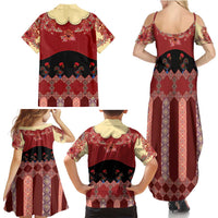 Portugal National Costume Family Matching Summer Maxi Dress and Hawaiian Shirt Barcelos Rooster Patterns - Wonder Print Shop