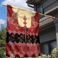 Portugal National Costume Garden Flag Barcelos Rooster Patterns - Wonder Print Shop
